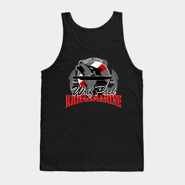 U-boat - Wolf Pack Kriegsmarine Tank Top by TCP